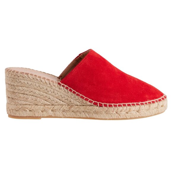 NEW JUTELIA Suede Wedge Espadrilles Slip On US 9 - 9.5 EU 40 New in Box - Picture 4 of 10